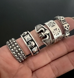 Anillo CINTA CALAVERAS MEX