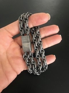 *Pulsera Satinada Doble Cadena en internet