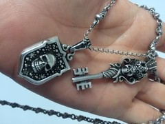 Imagen de Dije LLAVE SKULL