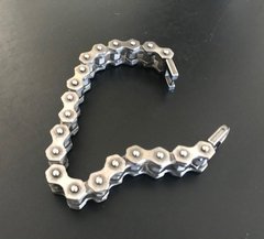 *Pulsera CADENA DE MOTO HEXAGONAL SATINADA - tienda online