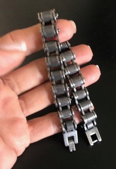 Pulsera cadena de moto satinada BARRILITO - comprar online