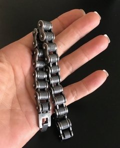 Pulsera cadena de moto satinada BARRILITO - comprar online