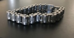 Pulsera cadena de moto satinada BARRILITO - tienda online