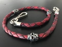 Cadena para Billetera de Cuero con Calaveras Mexicanas x3 - comprar online