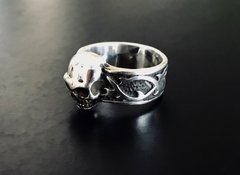 Anillo CINTA CELTA CALAVERA - tienda online