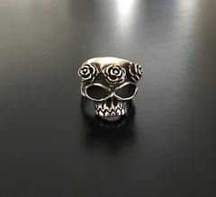 Anillo CALAVERA 3 ROSAS