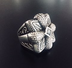 Anillo FLOR CON PIEDRA - tienda online