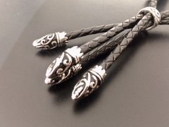 *Pulsera DRAGONES CUERO TRENZADO - tienda online