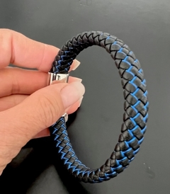 *Pulsera TEJIDA AZUL