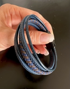 *Pulsera MULTITIRAS AZUL PU - comprar online