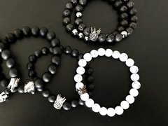 *Pulsera CORONITA piedras blancas - comprar online