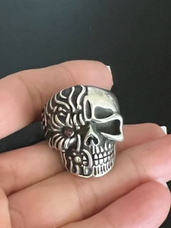 Anillo CALAVERA QUEMADA