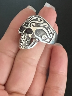 Anillo CALAVERA TRIBAL - tienda online