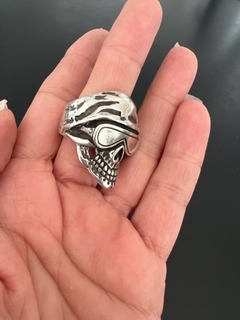 Anillo CALAVERA CON ANTEOJOS - comprar online