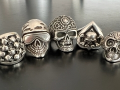 Imagen de Anillo CALAVERA CON ANTEOJOS