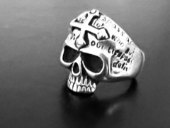 ANILLO CALAVERA CON CRUZ - comprar online