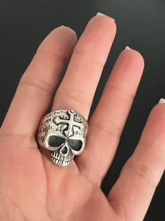 ANILLO CALAVERA CON CRUZ - comprar online