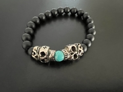 Pulsera de Piedras con Calaveras Mexicanas en internet