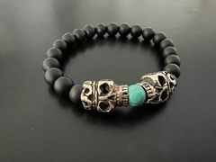 Pulsera de Piedras con Calaveras Mexicanas - tienda online