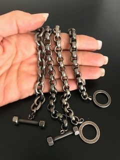 *Pulsera Satinada Cuadrados cierre tiffani - comprar online