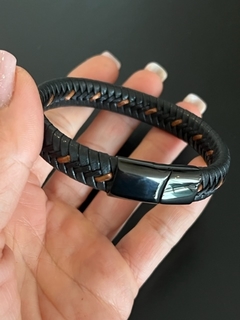 *Pulsera NEGRA TEJIDA - comprar online