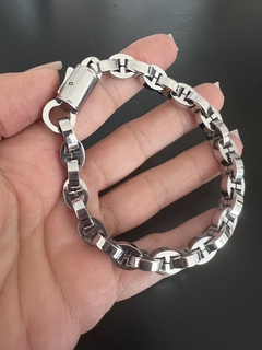 PULSERA OVALOS PLATA en internet