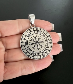 Dije BRUJULA VIKINGA (vegvisir)