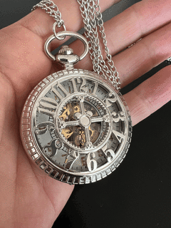 RELOJ DE BOLSILLO TRANSPARENTE - tienda online