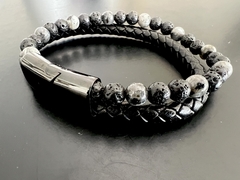 Imagen de Pulsera GREY & LEATHER