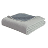 Cover Kavanagh 2 Plazas Bicolor Gris con Gris Claro C/Fundas