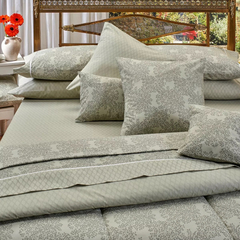 Sabana Fiesta 180 Queen Size Diseño Linda Grey