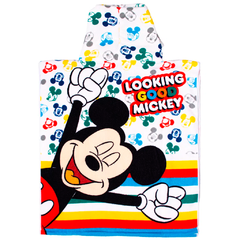 Poncho de Toalla Microfibra Disney Piñata Diseño Mickey 4