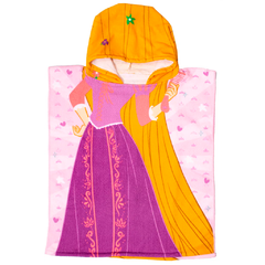 Poncho de Toalla Microfibra Disney Piñata Diseño Princesas 3