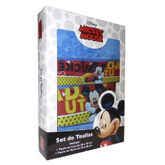 Toalla y Toallita Disney Piñata Jacquard Diseño Mickey