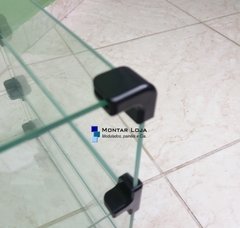 Balcão De Vidro Modulado Em L Para Loja 250x100x30 BL468 - comprar online