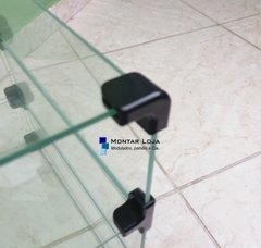 Balcão de Vidro Modulado em L 100x50x30cm BL541 na internet