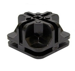 100 Conectivos para vidro modulado (N6 - X fundo) Preto - comprar online