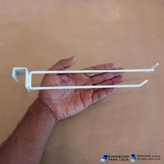 Gancho Porta Preço Ø 3/16” 25cm BRANCO p/ Barra na internet