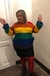 Maxi Sweater Rainbow - Realizado en Uruguay