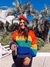 Maxi Sweater Rainbow - Realizado en Uruguay en internet
