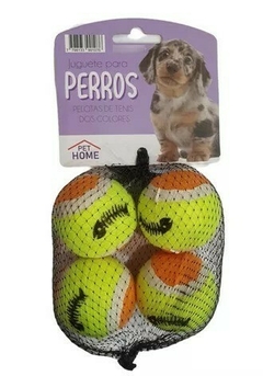 PELOTA TENIS X 3 UNIDADES CHICA