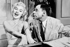 Marilyn Monroe y Tom Ewell en el film "La comezón del séptimo año" The Seven Year Itch
