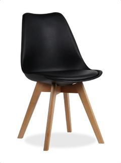 Sillas Tulip Eames De Madera - Almohadon -comedor - Oferta!!