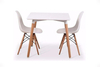 Juego Mesa Sillas Eames Nordico 70 X 70 + 2 Sillas Cuotas!!