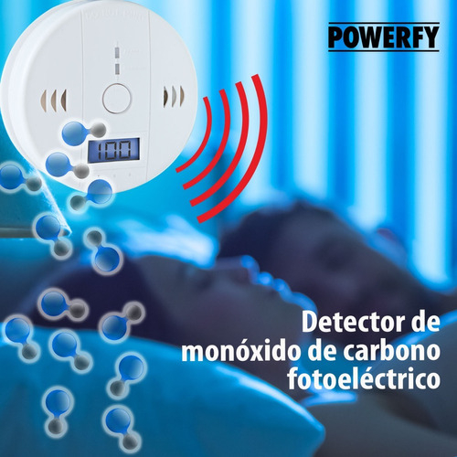 Alarma Detector Monóxido De Carbono Autónomo Digital