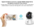 camara inalambrica wifi ip robot full hd ptz hasta 128gb - tienda online