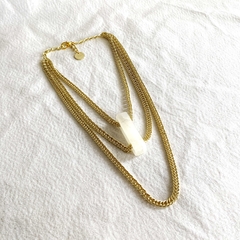 COLLAR PRISMA DORADO