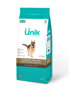 Alimento Balanceado Unik Perros Adultos Talla Mediana Grande 15 kg