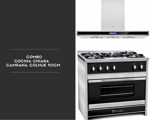 Horno Steel 900 Cocina Moderno Luxor Gas 90 Cm Plateada