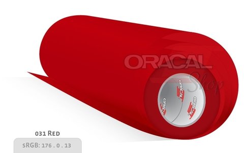 ORACAL 100 Red 031 rollo 0,63 x 50mts